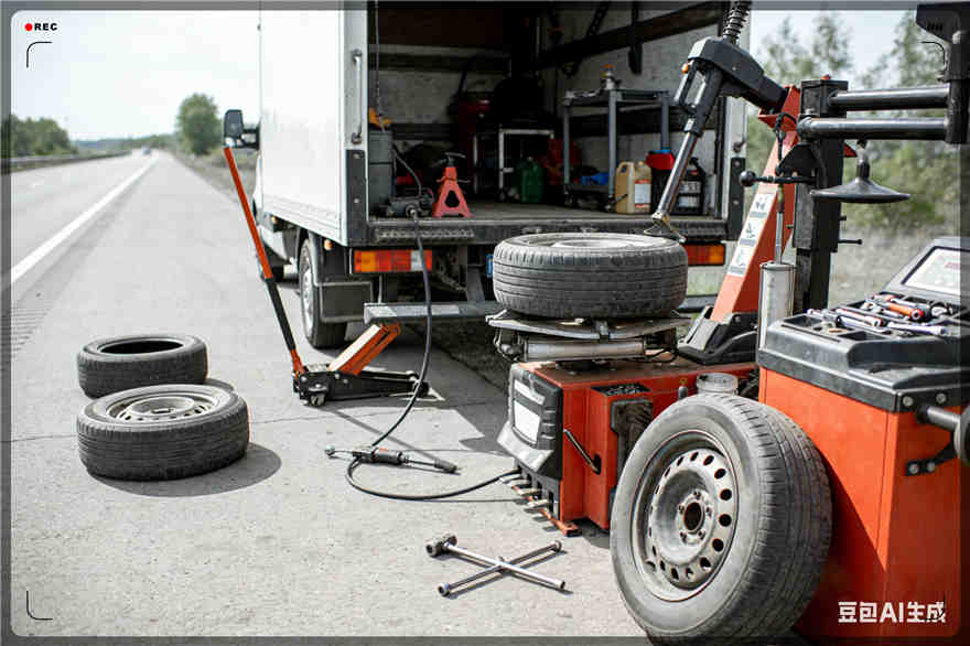 商丘扎胎道路救援-流动补胎