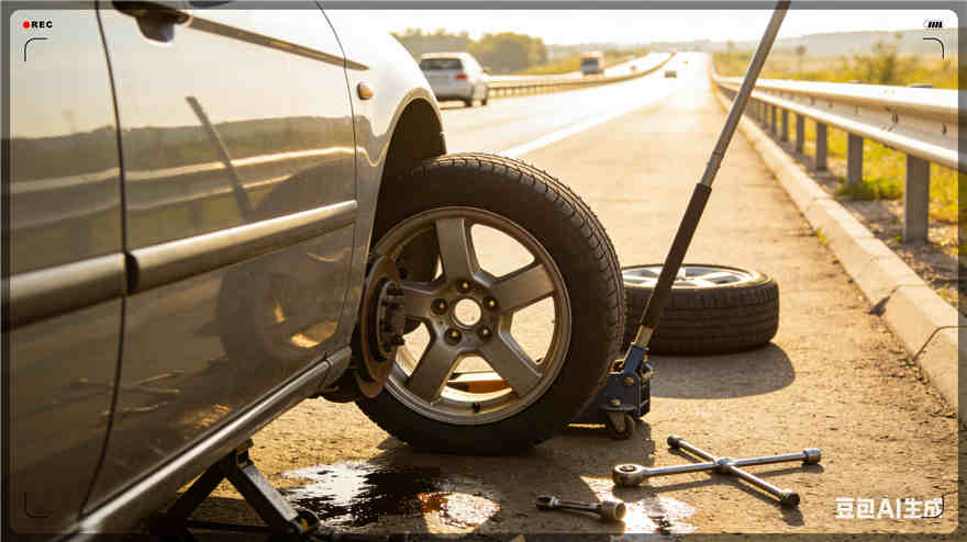 商丘高速公路扎胎-汽车流动补胎